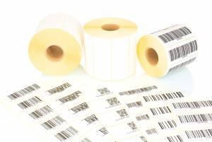 roll of labels with bar codes